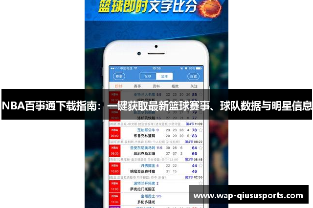 NBA百事通下载指南：一键获取最新篮球赛事、球队数据与明星信息